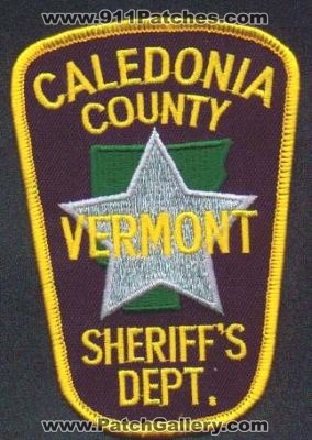 Caledonia County Sheriff's Dept
Thanks to EmblemAndPatchSales.com for this scan.
Keywords: vermont sheriffs department
