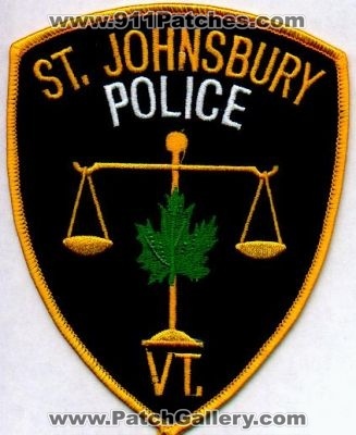 St Johnsbury Police
Thanks to EmblemAndPatchSales.com for this scan.
Keywords: vermont saint