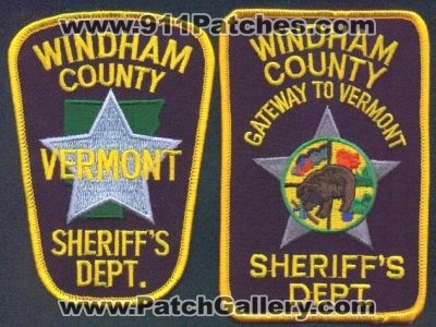Windham County Sheriff's Dept
Thanks to EmblemAndPatchSales.com for this scan.
Keywords: vermont sheriffs department