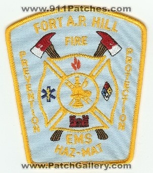 Fort AP Hill Fire EMS Haz-Mat
Thanks to PaulsFirePatches.com for this scan.
Keywords: virginia a.p. us army hazmat ft