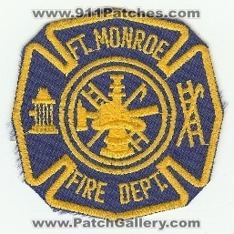 Fort Monroe Fire Dept
Thanks to PaulsFirePatches.com for this scan.
Keywords: virginia ft department