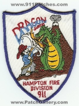 Hampton Fire Division
Thanks to PaulsFirePatches.com for this scan.
Keywords: virginia