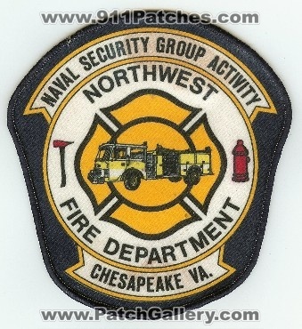Naval Security Group Activity Northwest Fire Department
Thanks to PaulsFirePatches.com for this scan.
Keywords: virginia chesapeake us navy