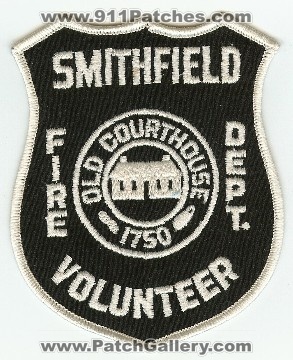 Smithfield Volunteer Fire Dept
Thanks to PaulsFirePatches.com for this scan.
Keywords: virginia department