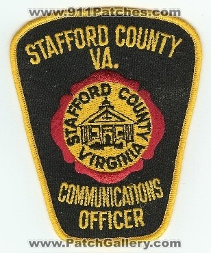 Stafford County Communications Officer
Thanks to PaulsFirePatches.com for this scan.
Keywords: virginia