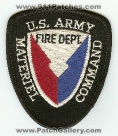 US Army Material Command Fire Dept
Thanks to PaulsFirePatches.com for this scan.
Keywords: virginia department u.s.