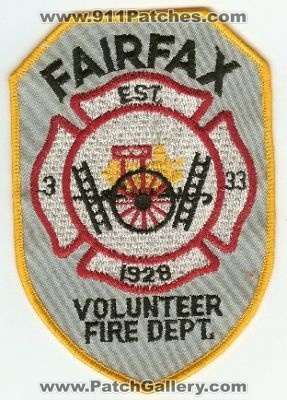 Fairfax Volunteer Fire Dept
Thanks to PaulsFirePatches.com for this scan.
Keywords: virginia department