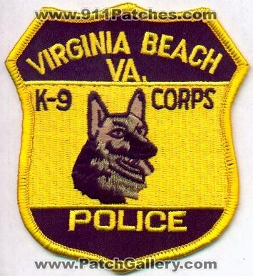 Virginia Beach Police K-9 Corps
Thanks to EmblemAndPatchSales.com for this scan.
Keywords: k9