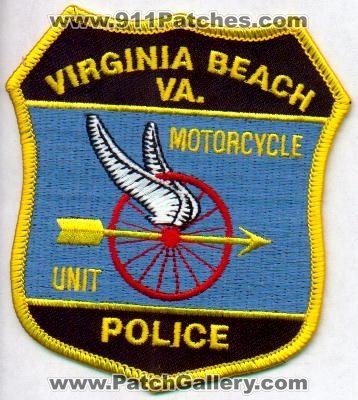 Virginia Beach Police Motorcycle Unit
Thanks to EmblemAndPatchSales.com for this scan.
