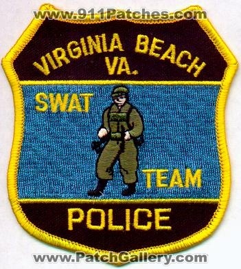 Virginia Beach Police SWAT Team
Thanks to EmblemAndPatchSales.com for this scan.
