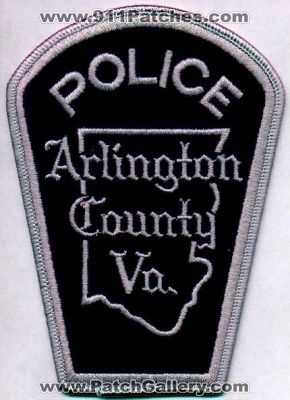 Arlington County Police
Thanks to EmblemAndPatchSales.com for this scan.
Keywords: virginia