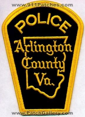 Arlington County Police
Thanks to EmblemAndPatchSales.com for this scan.
Keywords: virginia
