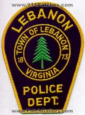 Lebanon Police Dept
Thanks to EmblemAndPatchSales.com for this scan.
Keywords: virginia town of department