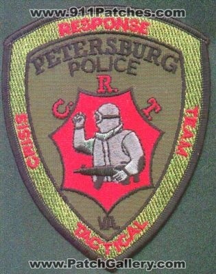 Petersburg Police Tactical Crisis Response Team
Thanks to EmblemAndPatchSales.com for this scan.
Keywords: virginia tcrt
