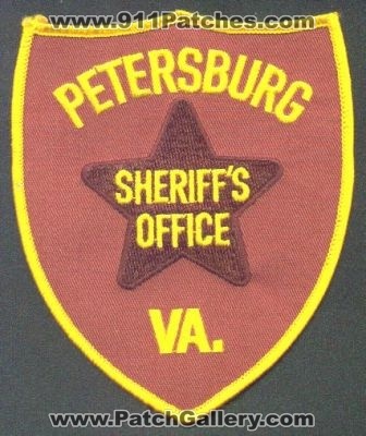 Petersburg Sheriff's Office
Thanks to EmblemAndPatchSales.com for this scan.
Keywords: virginia sheriffs