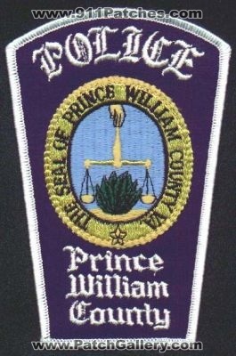PRINCE WILLIAM COUNTY VIRGINIA VA POLICE PATCH