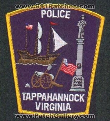 Tappahannock Police
Thanks to EmblemAndPatchSales.com for this scan.
Keywords: virginia