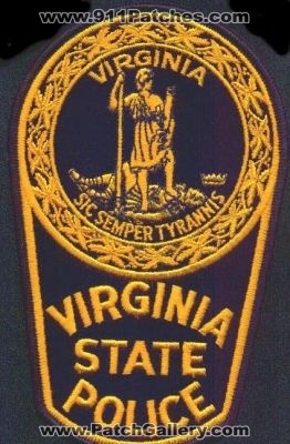 Virginia State Police
Thanks to EmblemAndPatchSales.com for this scan.
