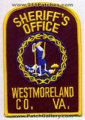 Westmoreland County Sheriff's Office
Thanks to EmblemAndPatchSales.com for this scan.
Keywords: virginia sheriffs