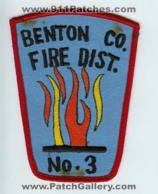 Benton County Fire District 3 (Washington)
Thanks to Chris Gilbert for this scan.
Keywords: co. dist. number no. #3 department dept.