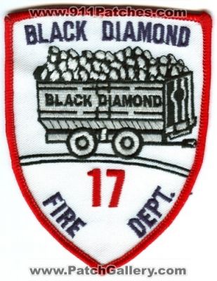 Black Diamond Fire Department King County District 17 (Washington)
Scan By: PatchGallery.com
Keywords: dept. co. dist. number no. #17