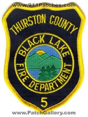 Black Lake Fire Department Thurston County District 5 (Washington)
Scan By: PatchGallery.com
Keywords: dept. co. dist. number no. #5