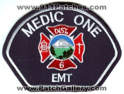 Central Pierce Fire and Rescue District 6 Medic One EMT Patch (Washington)
Scan By: PatchGallery.com
Keywords: & dist. number no. #6 1 ems department dept.