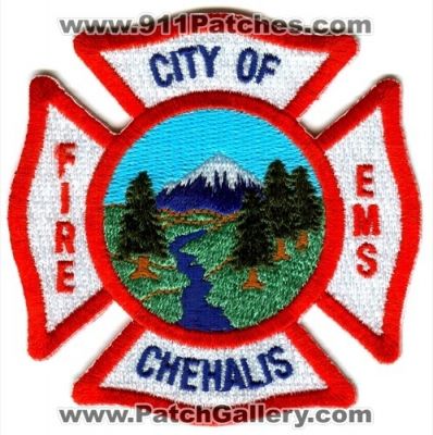 Chehalis Fire Department (Washington)
Scan By: PatchGallery.com
Keywords: city of ems dept.