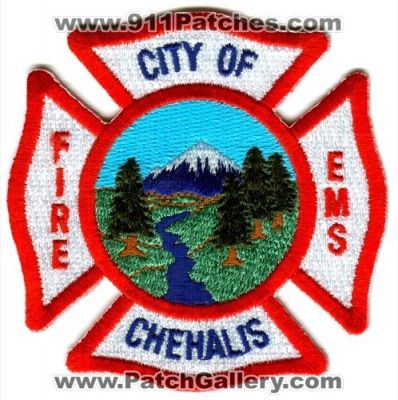Chehalis Fire Department (Washington)
Scan By: PatchGallery.com
Keywords: city of ems dept.