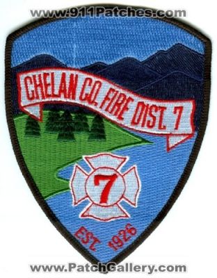 Chelan County Fire District 7 (Washington)
Scan By: PatchGallery.com
Keywords: co. dist. number no. #7 department dept.