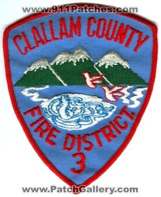 Clallam County Fire District 3 (Washington)
Scan By: PatchGallery.com
Keywords: co. dist. number no. #3 department dept.