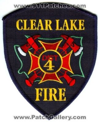 Clear Lake Fire District 4 (Washington)
Scan By: PatchGallery.com
Keywords: dist. number no. #4 department dept.