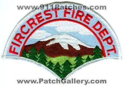 Fircrest Fire Department Patch (Washington)
Scan By: PatchGallery.com
Keywords: dept.