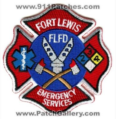 Fort Lewis Fire Department Emergency Services Patch (Washington)
Scan By: PatchGallery.com
Keywords: ft. flfd dept. us army