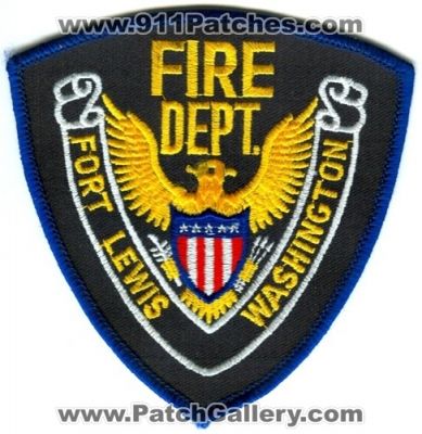 Fort Lewis Fire Department Patch (Washington)
Scan By: PatchGallery.com
Keywords: ft. dept. us army