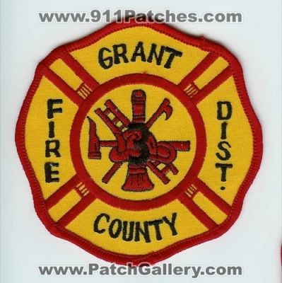 Grant County Fire District 3 (Washington)
Thanks to Chris Gilbert for this scan.
Keywords: dist.