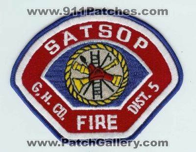 Satsop Fire Grays Harbor County District 5 (Washington)
Thanks to Chris Gilbert for this scan.
Keywords: g.h. co. dist.