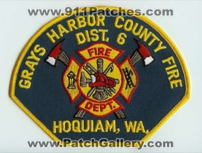 Grays Harbor County Fire District 6 Hoquiam (Washington)
Thanks to Chris Gilbert for this scan.
Keywords: dept. department dist. wa.