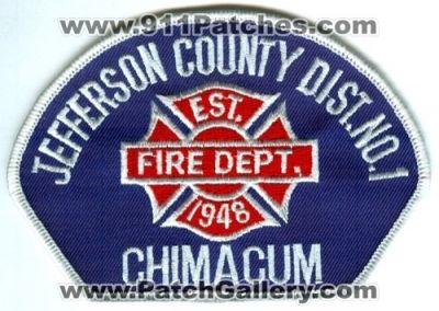 Jefferson County Fire District 1 Chimacum (Washington)
Scan By: PatchGallery.com
Keywords: co. dist. no. number #1 dept. department