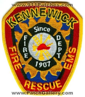 Kennewick Fire Department Patch (Washington)
Scan By: PatchGallery.com
Keywords: dept. rescue ems