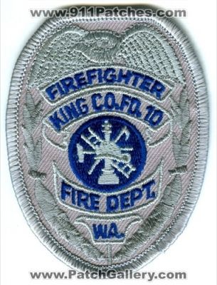 King County Fire District 10 FireFighter (Washington)
Scan By: PatchGallery.com
Keywords: co. dist. number no. #10 department dept. fd. wa.