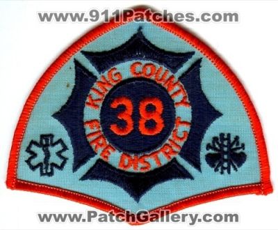 King County Fire District 38 (Washington)
Scan By: PatchGallery.com
Keywords: co. dist. number no. #38 department dept.