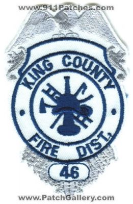 King County Fire District 46 (Washington)
Scan By: PatchGallery.com
Keywords: co. dist. number no. #46 department dept.