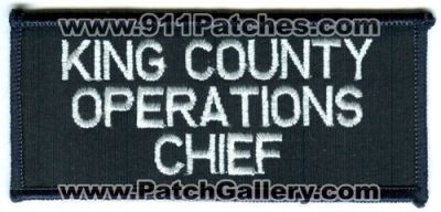 King County Fire District Operations Chief Patch (Washington)
Scan By: PatchGallery.com
Keywords: co. dist. department dept.