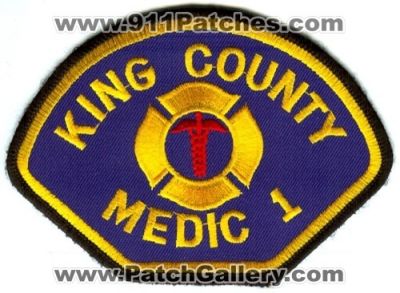 King County Medic 1 Patch (Washington)
Scan By: PatchGallery.com
Keywords: ems co. one