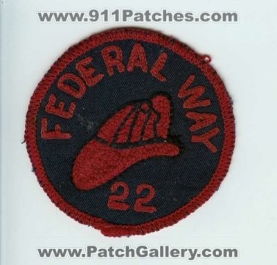 Federal Way Fire Department King County District 22 Patch (Washington)
Thanks to Chris Gilbert for this scan.
Keywords: dept. co. dist. number no. #22