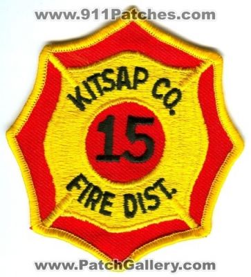 Kitsap County Fire District 15 (Washington)
Scan By: PatchGallery.com
Keywords: co. dist. number no. #15 department dept.