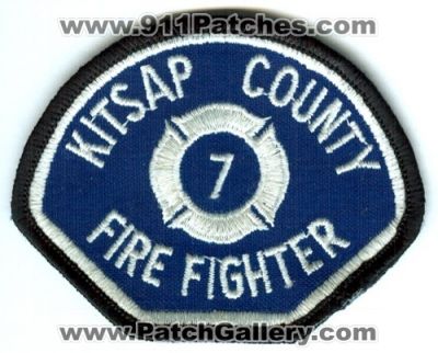 Kitsap County Fire District 7 Firefighter (Washington)
Scan By: PatchGallery.com
Keywords: co. dist. number no. #7 department dept.