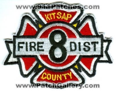 Kitsap County Fire District 8 (Washington)
Scan By: PatchGallery.com
Keywords: co. dist. number no. #8 department dept.