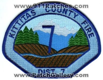 Kittitas County Fire District 7 (Washington)
Scan By: PatchGallery.com
Keywords: co. dist. number no. #7 department dept.